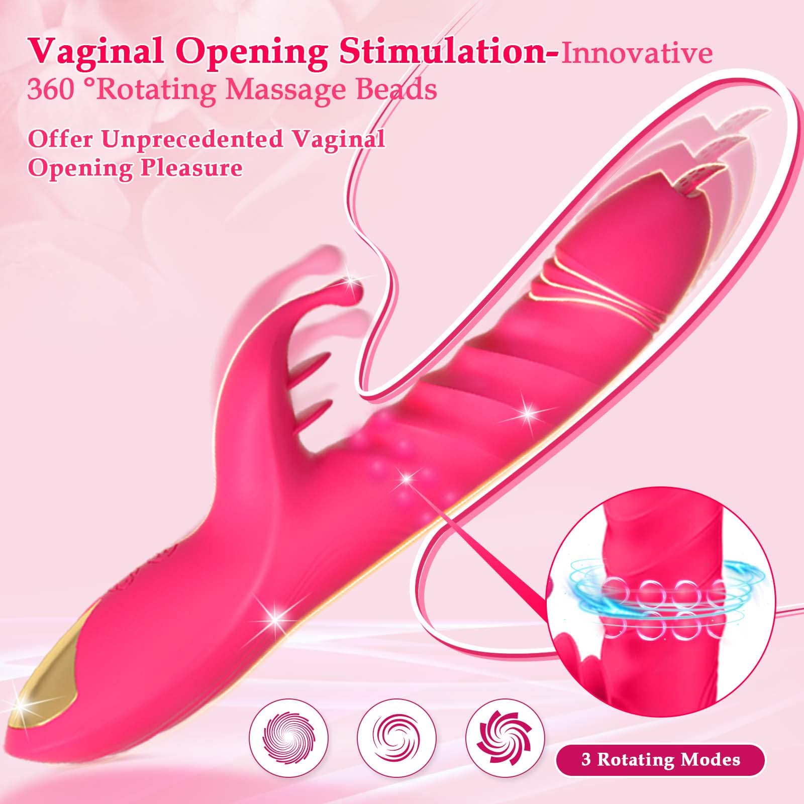 Best G Spot Rabbit Vibrator with Thrusting & Rotating - Tongue Licking Clitoral Stimulator for Women - Powerful Dual Motor Adult Sex Toy for Solo & Couples Play - Enhance Female Pleasure & Orgasms (Perfect for Bedroom Fun, Anniversary Gifts & Spicing Up Relationships)