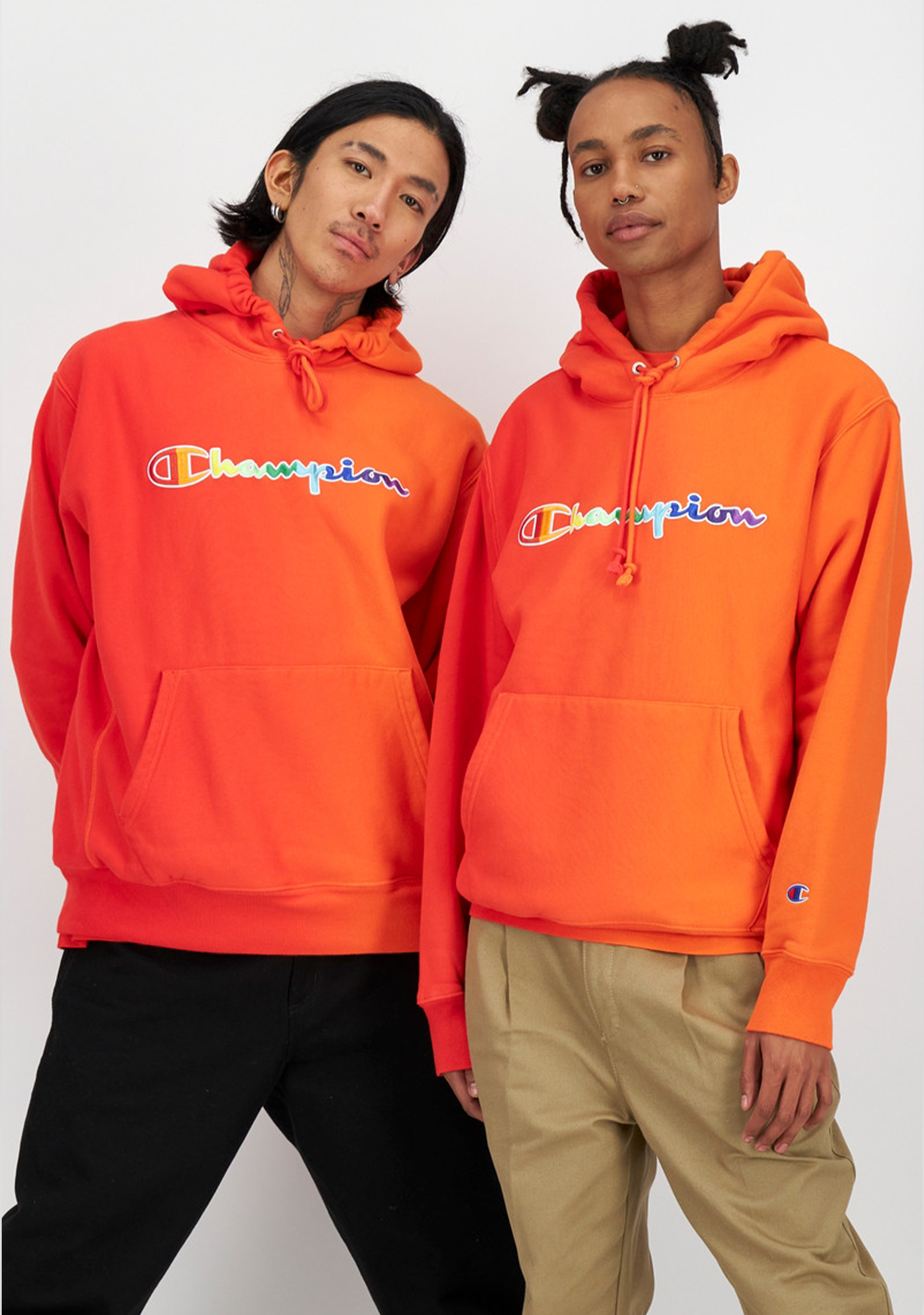 Champion Men's Pride Hoodie - Soft Cotton Pullover Sweatshirt for Casual Wear & Gym | Comfortable & Stylish for Everyday Use