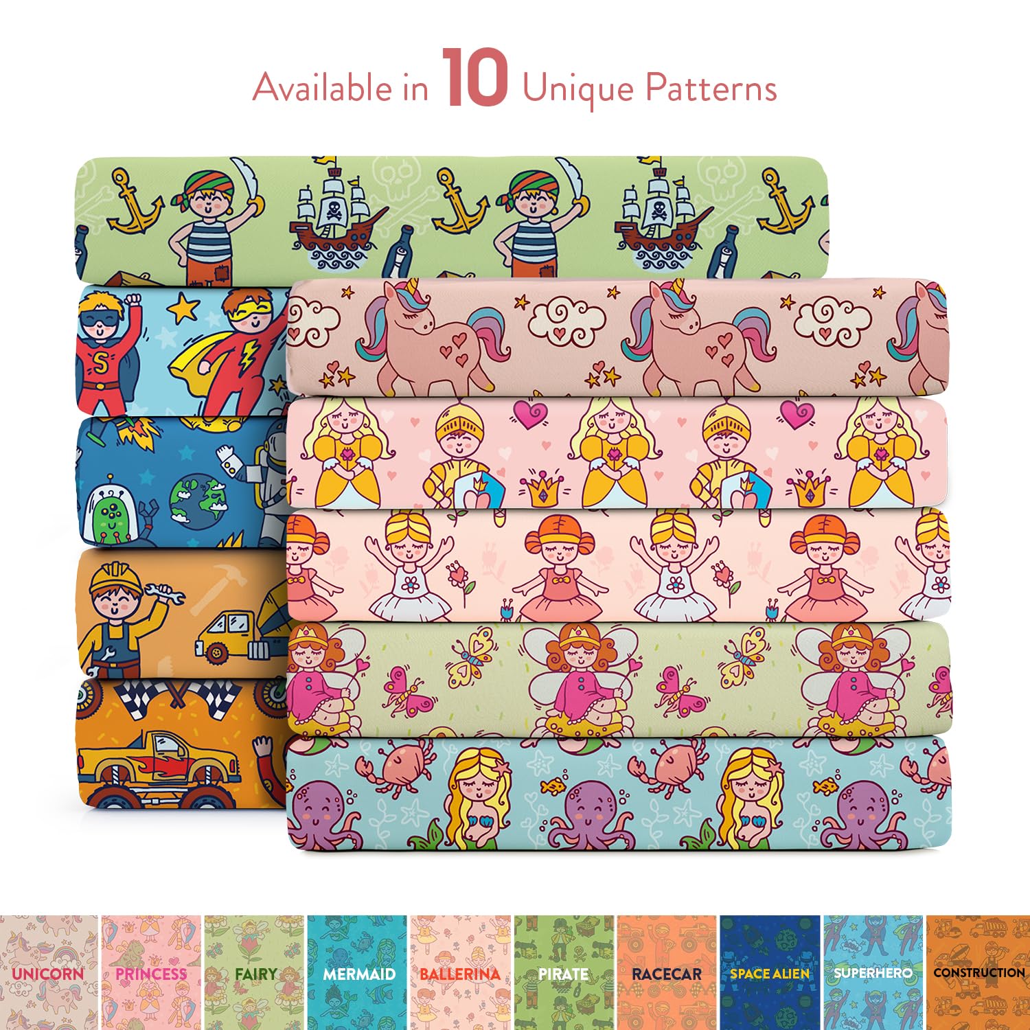 TAFTS Organic Bamboo Viscose Crib Sheets - 2 Pack Soft & Breathable Fitted Crib Sheets for Standard Crib & Toddler Mattress (28