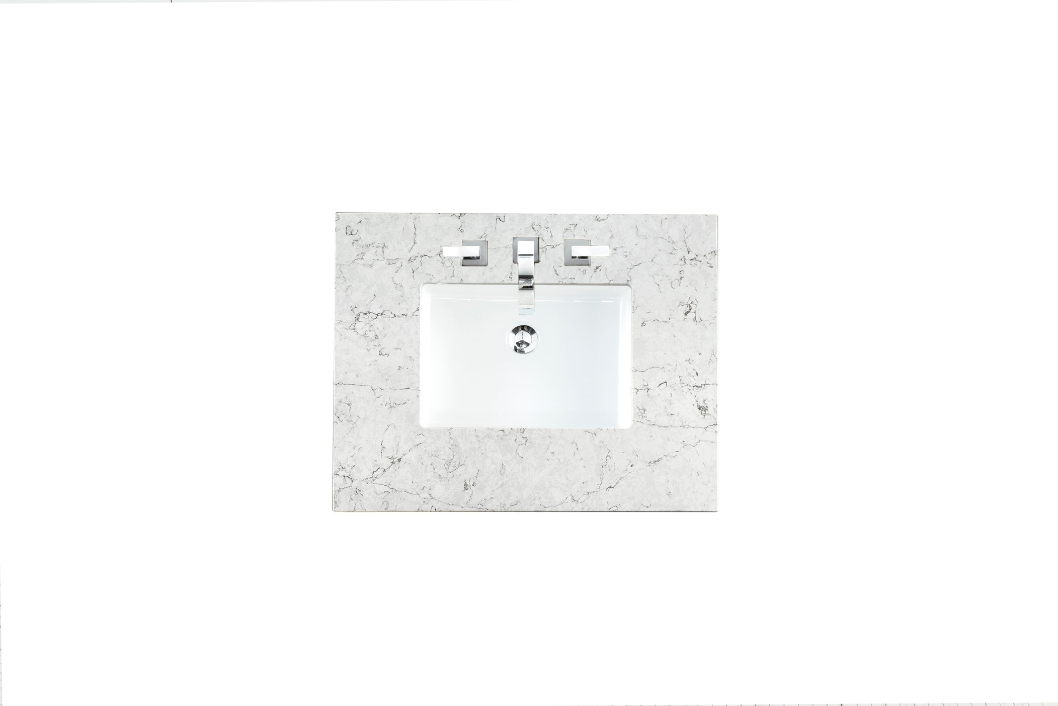 30-Piece Single Top, 3CM Eternal Jasmine Pearl Quartz Countertop with Integrated Sink - Perfect for Kitchen Remodeling, Bathroom Vanities & Modern Home Decor