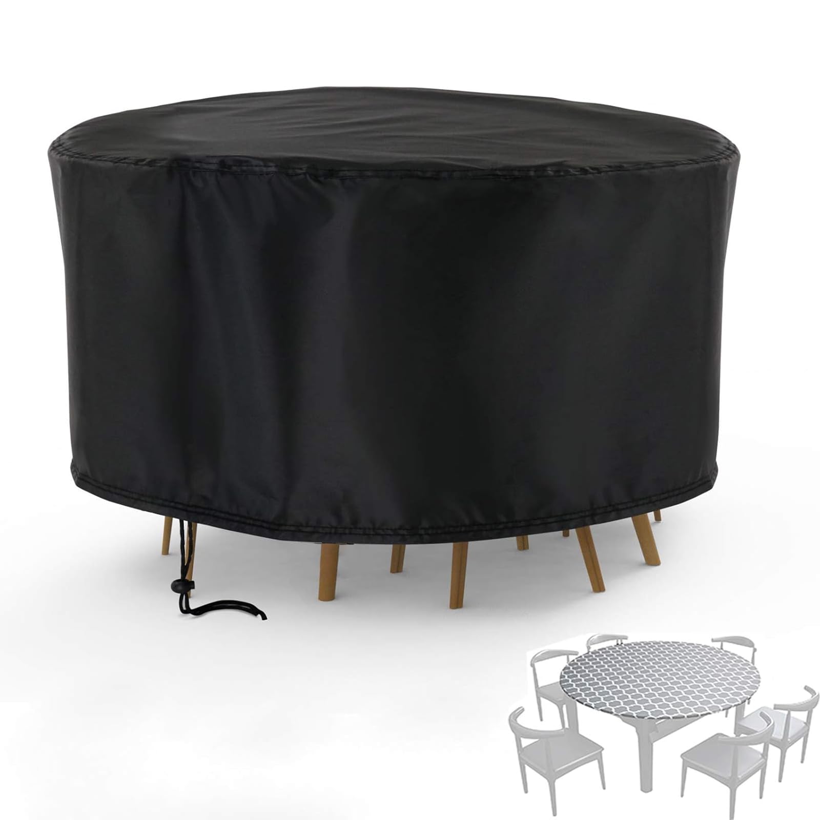 Waterproof Round Patio Table Cover 90