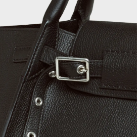 Celine Small Big Bag with Long Strap in Soft Grained Calfskin Leather - Black Crossbody Purse for Women, Perfect for Work, Travel & Everyday Use