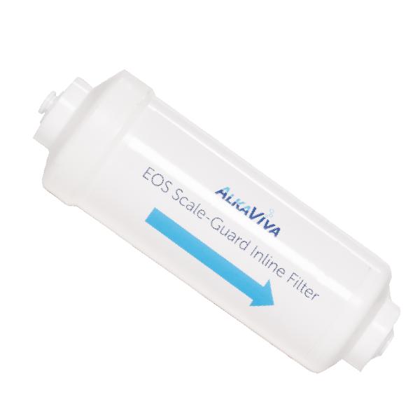 AlkaViva EOS Mineral Scale Guard Inline Water Filter - Protect Your Appliances from Hard Water Damage | Perfect for Home, Kitchen & RV Use