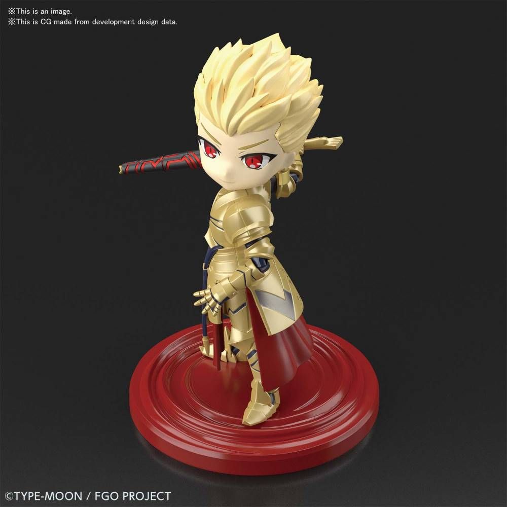 Bandai Petitrits #07 Fate/Grand Order Archer Gilgamesh Action Figure Model Kit - Perfect for Anime Collectors & Display