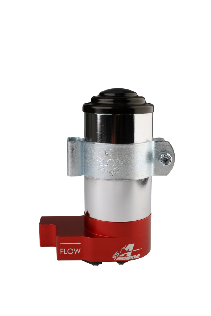 Aeromotive SS Series Billet Fuel Pump (14 PSI) - 3/8in NPT Ports for Carbureted Engines - High Performance Fuel Delivery for Racing & Hot Rod Applications