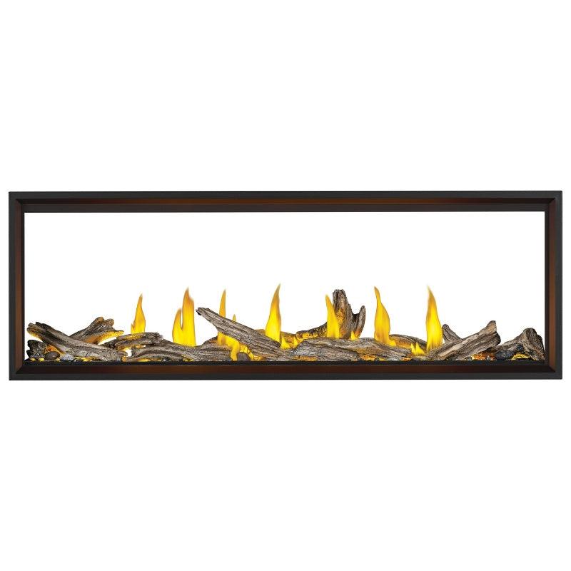 Napoleon TLV74N2 Tall Vector 74 See-Through Linear Direct Vent Gas Fireplace - Modern Heating for Living Rooms & Patios