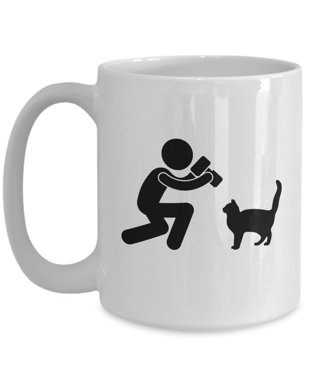 Funny Coffee Mug for Photographers & Videographers - Perfect Gift for Women & Men - Great for Film Makers, Directors & Photojournalists - Ideal for Cat Lovers - Enjoy Your Morning Coffee at Studio or Office