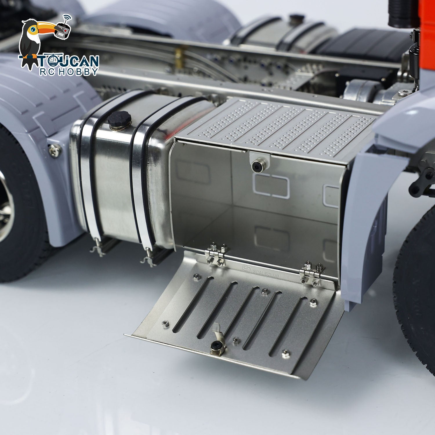 1/14 Scale 6x6 Metal Chassis RC Tractor Truck RTR Electric Car - 3 Speed Gearbox, Pre-Assembled & Painted Model for Off-Road Simulation & Hobby Racing (Ideal for RC Enthusiasts & Collectors)
