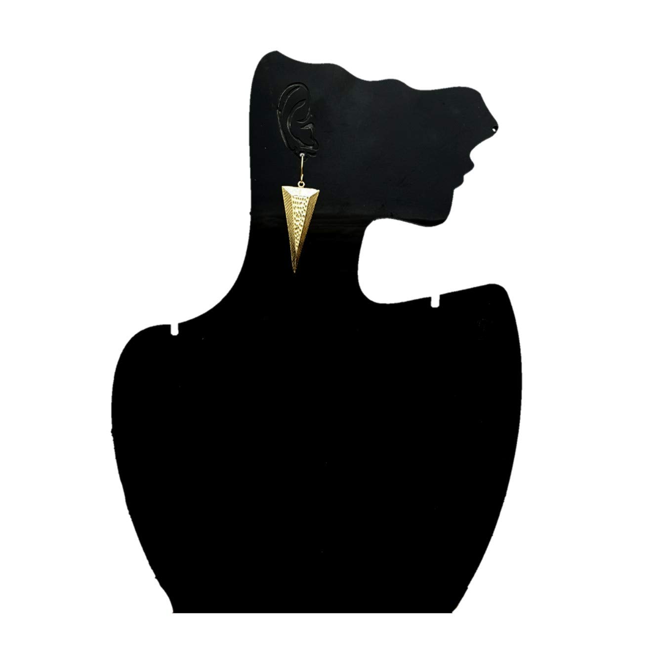 Moonstruck Golden Dangle Spike Hook Earrings for Women | Elegant Party Jewelry | Perfect for Evening Events, Weddings & Special Occasions