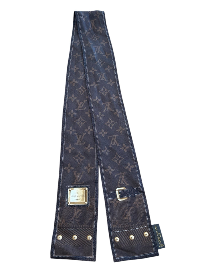 Louis Vuitton Chance Twilly Scarf - Luxury Silk Scarf for Women, Elegant Fashion Accessory for Handbags, Hats & Special Occasions