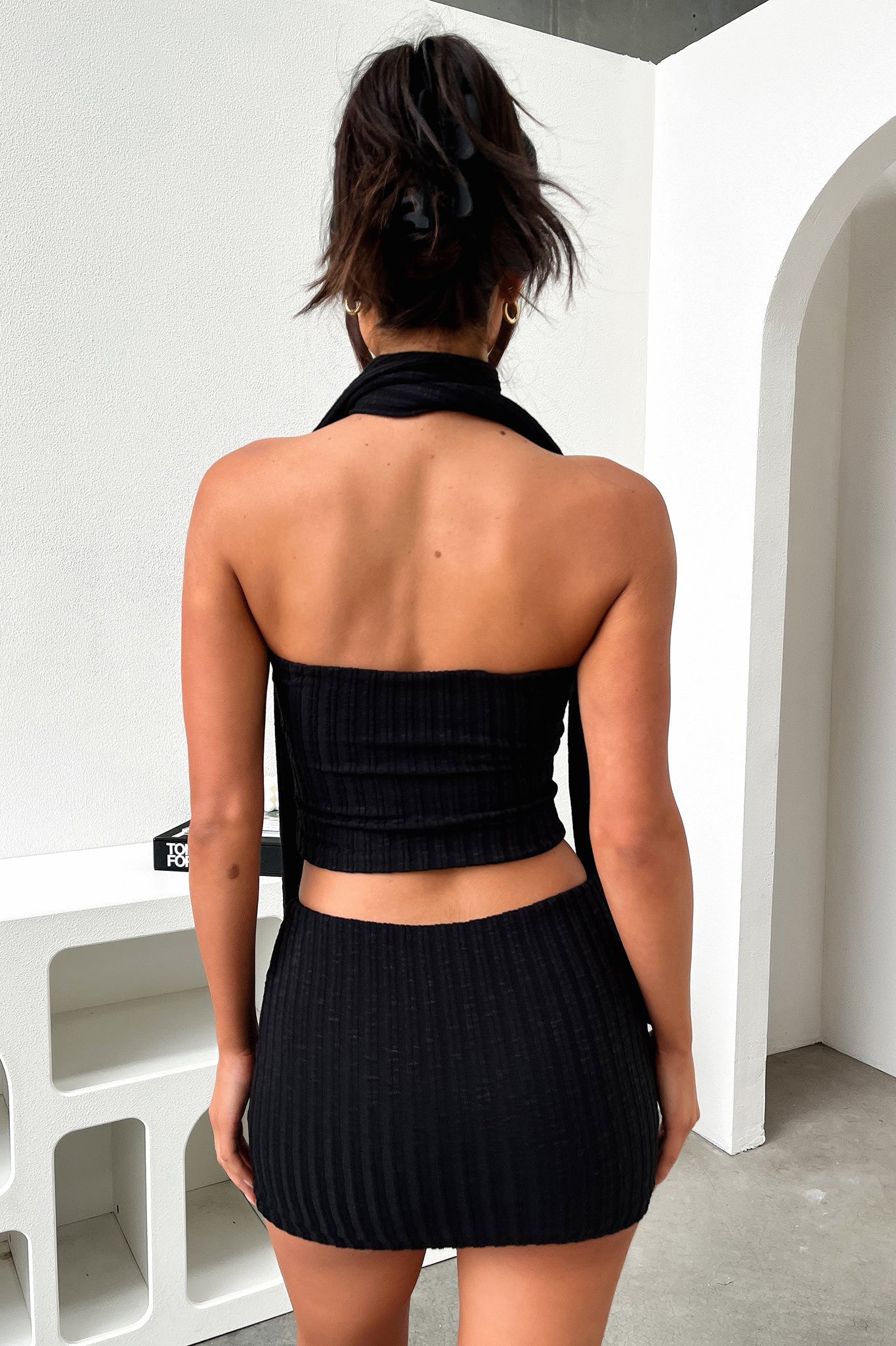 Mariana Skirt for Women - Elegant Black Midi Skirt | Comfortable Stretchy Fabric | Perfect for Office, Date Night & Casual Outings