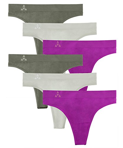 6 Pk - Grey/Charcoal/Purple Cactus