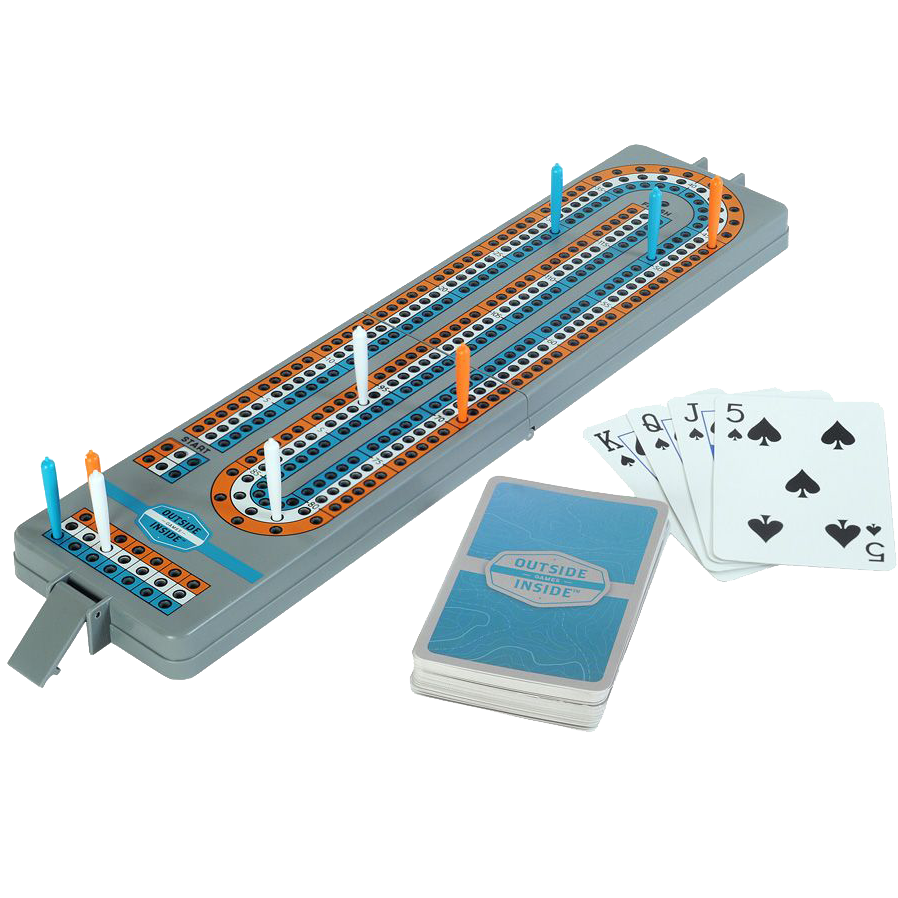 Premium Backpack Cribbage Game Set - Portable Travel Board Game for Adults & Teens - Perfect for Camping, Road Trips & Outdoor Adventures