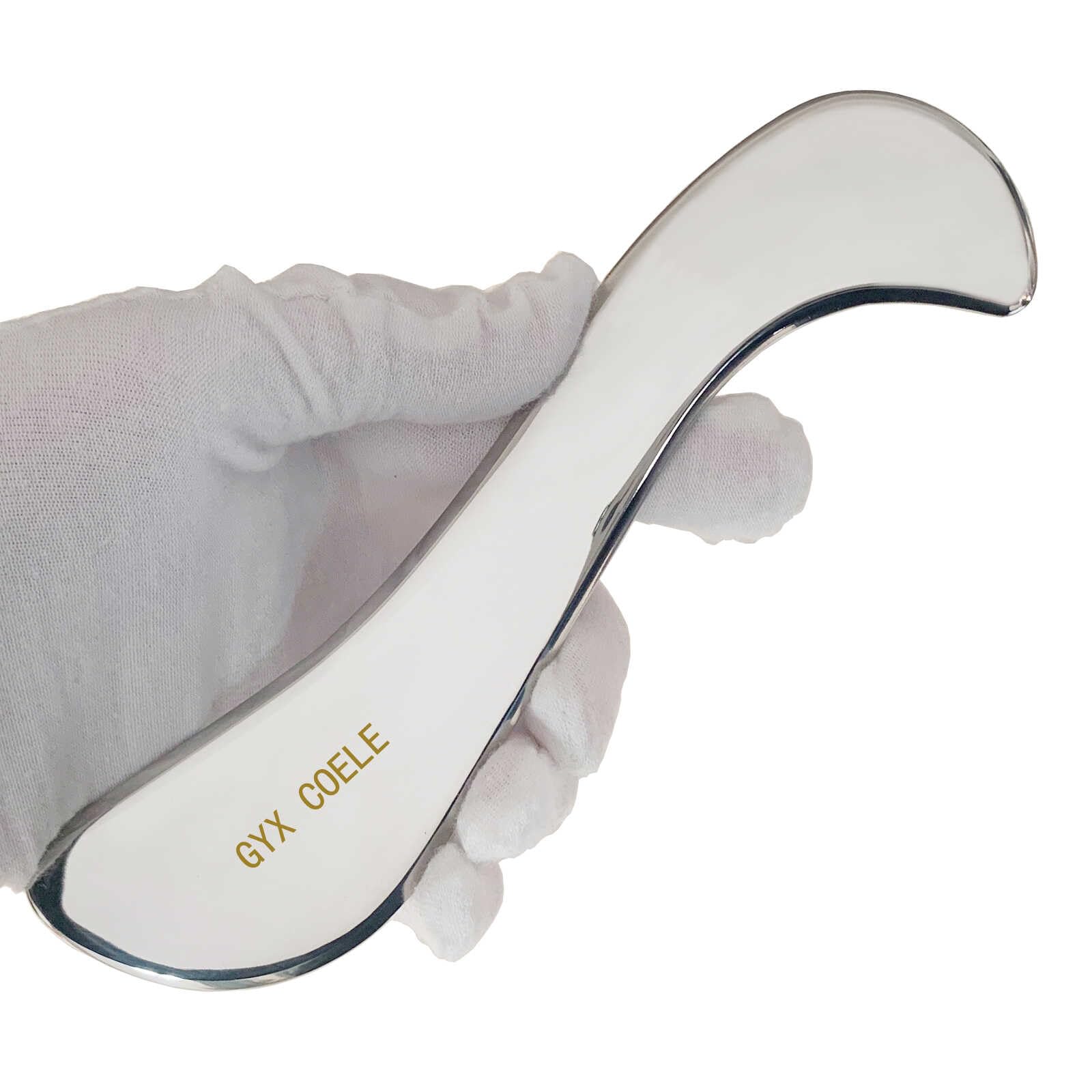 GYX COELE Stainless Steel Muscle Scraper - Professional IASTM Gua Sha Massage Tool for Soft Tissue Mobilization & Pain Relief - Perfect for Athletes, Physical Therapy & Post-Workout Recovery