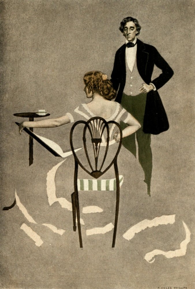 Clarence Coles Phillips 1908 Poster Print - 24x36 for Home & Office Decor