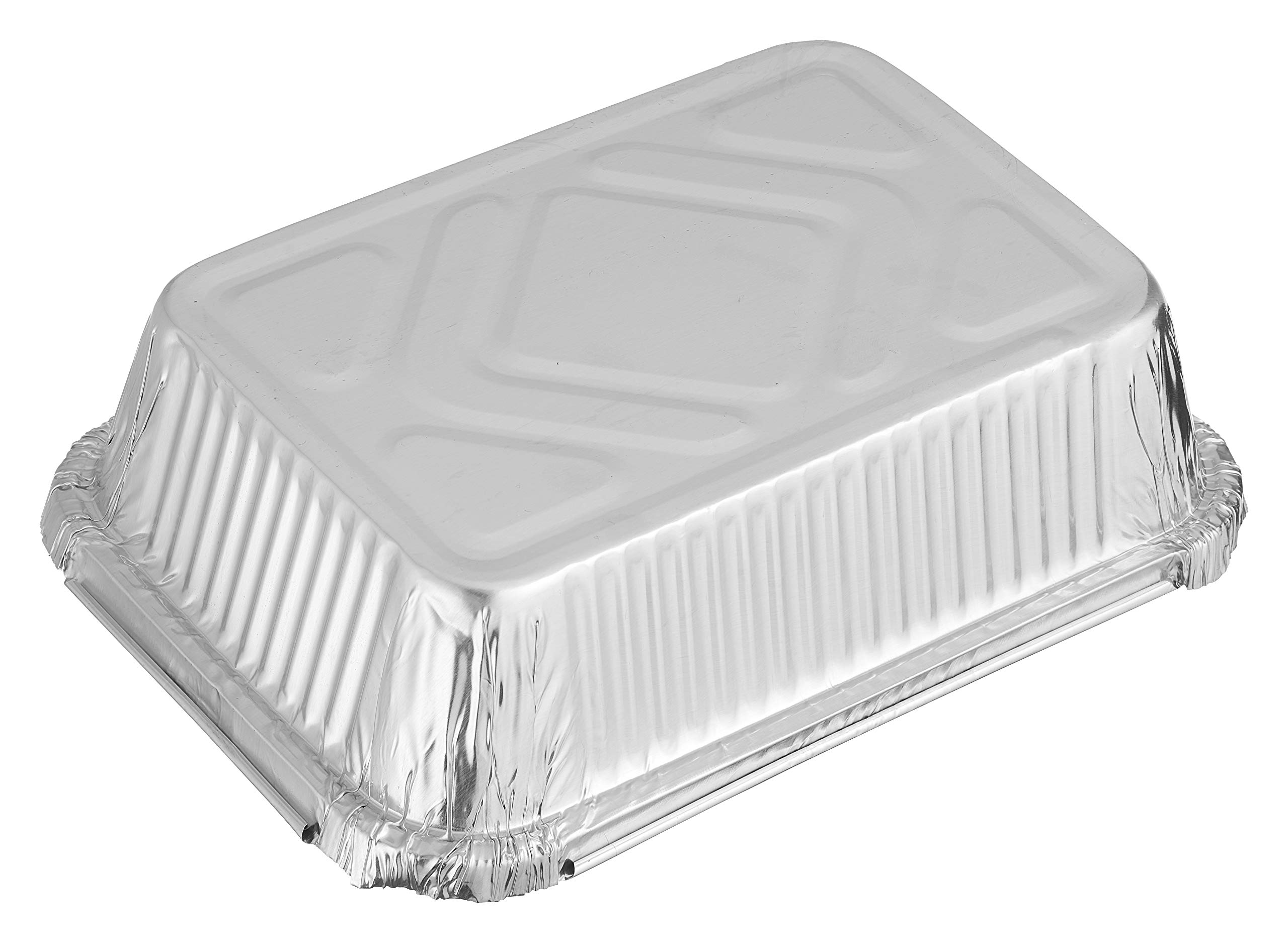 1000 Pack EcoQuality 1LB Oblong Aluminum Foil Baking Pans - Heavy Duty 705 Aluminum Takeout Containers for Baking, Roasting, Reheating | Perfect for Potlucks, Catering, Parties, BBQ & Food Storage | Disposable & Recyclable