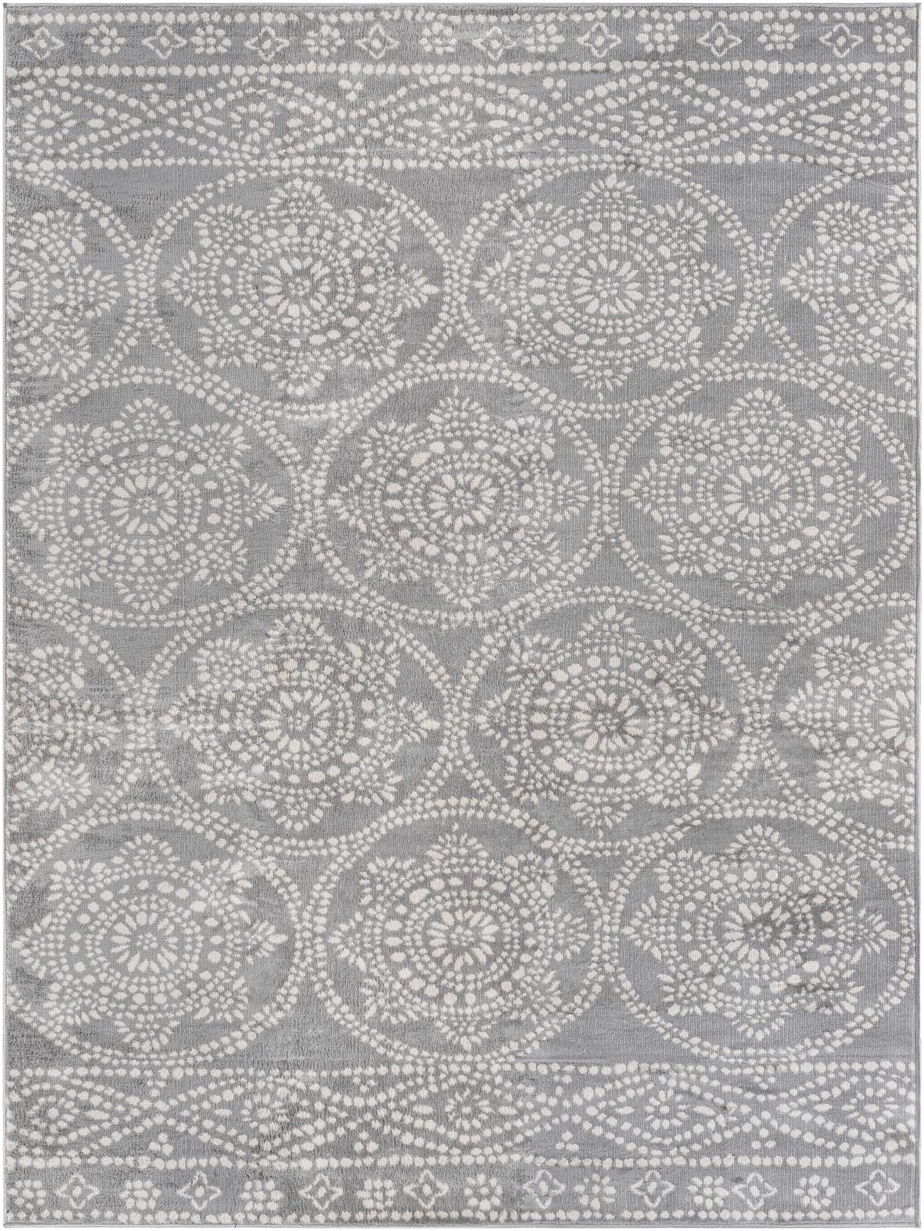 Mark&Day 9x13 Voulwames Medium Gray Area Rug - Soft Grey Black White Carpet for Living Room, Bedroom, Kitchen - Perfect for Home Decor & Cozy Spaces (9' x 12'3