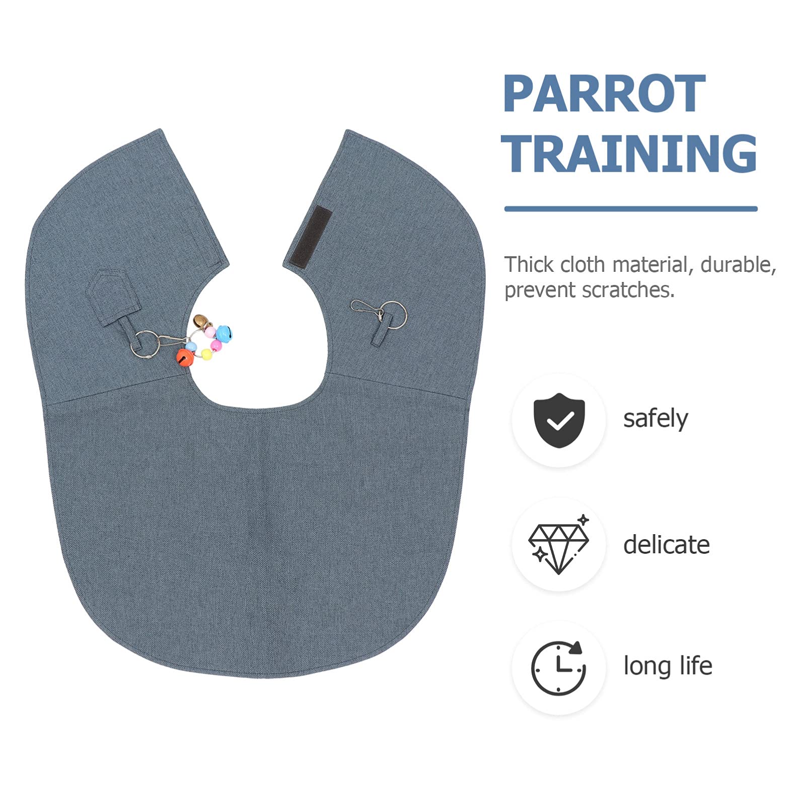 Pet Parrot Diaper & Flight Suits - Scratch Proof Shoulder Protector with Pee Pads for Small to Medium Birds (Parakeet, Cockatiel, Sun Conure, Macaw, Lovebird, Finch) - Perfect for Training, Travel & Home Protection