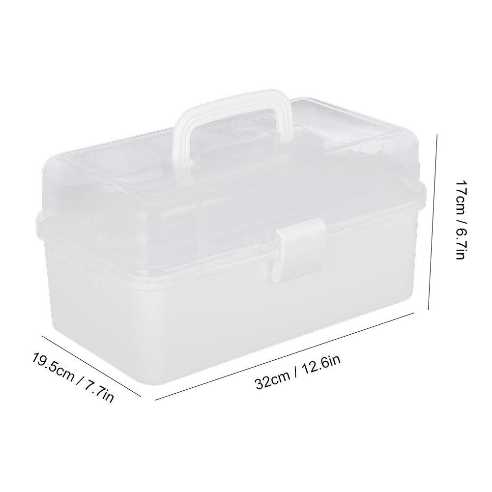 Portable Medicine Organizer Box - Large Family First Aid Kit for Home, Travel & Emergency Use - Child-Safe Medicine Storage Case with Compartments (Ideal for Parents, Camping & Daily Healthcare)