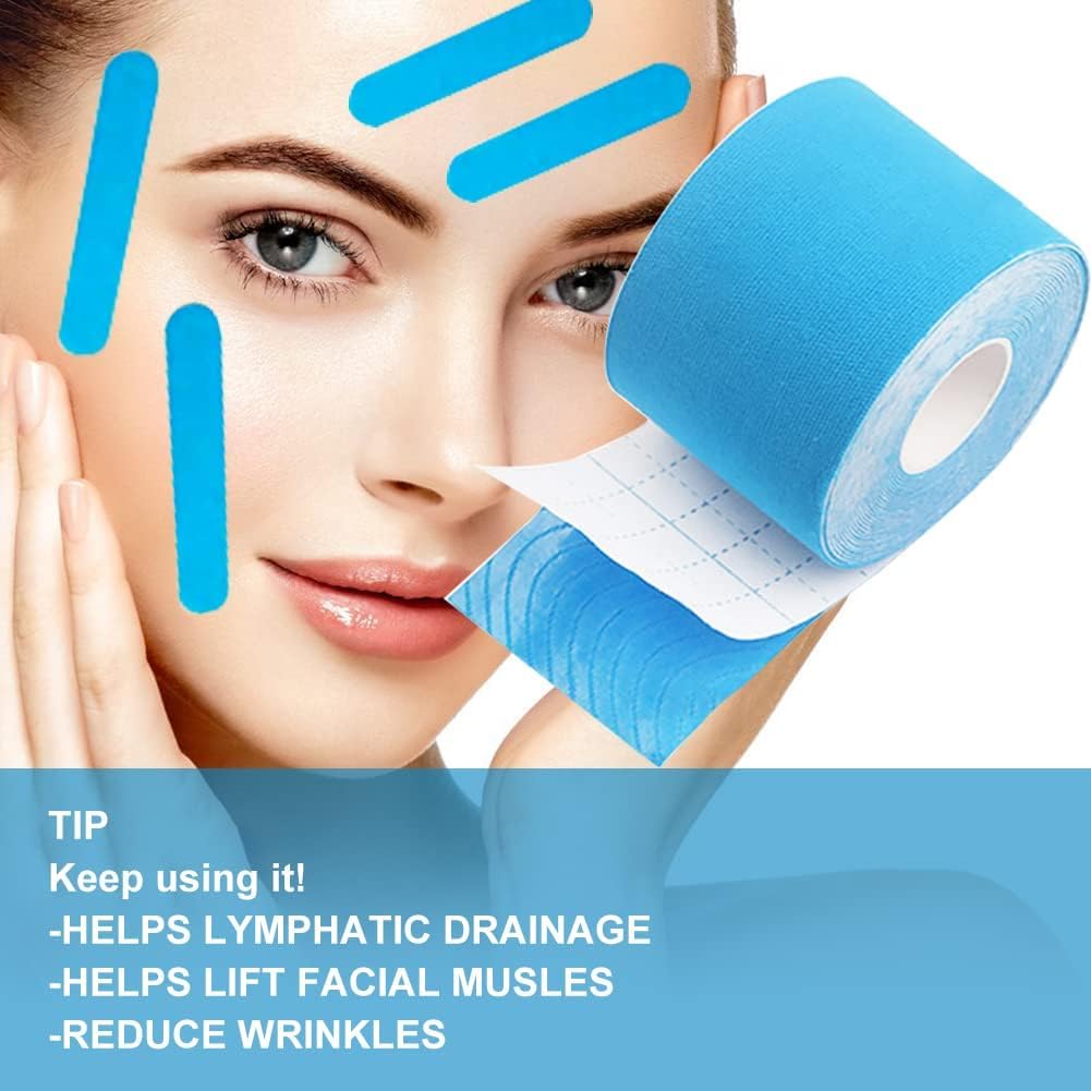 Shyam Enterprise Meenira Anti-Wrinkle Face Lifting Tape - Tightening Bands for Women's Face, Eyes & Neck - 1PC - Instant Wrinkle Reduction & Skin Firming - Perfect for Daily Skincare & Special Occasions