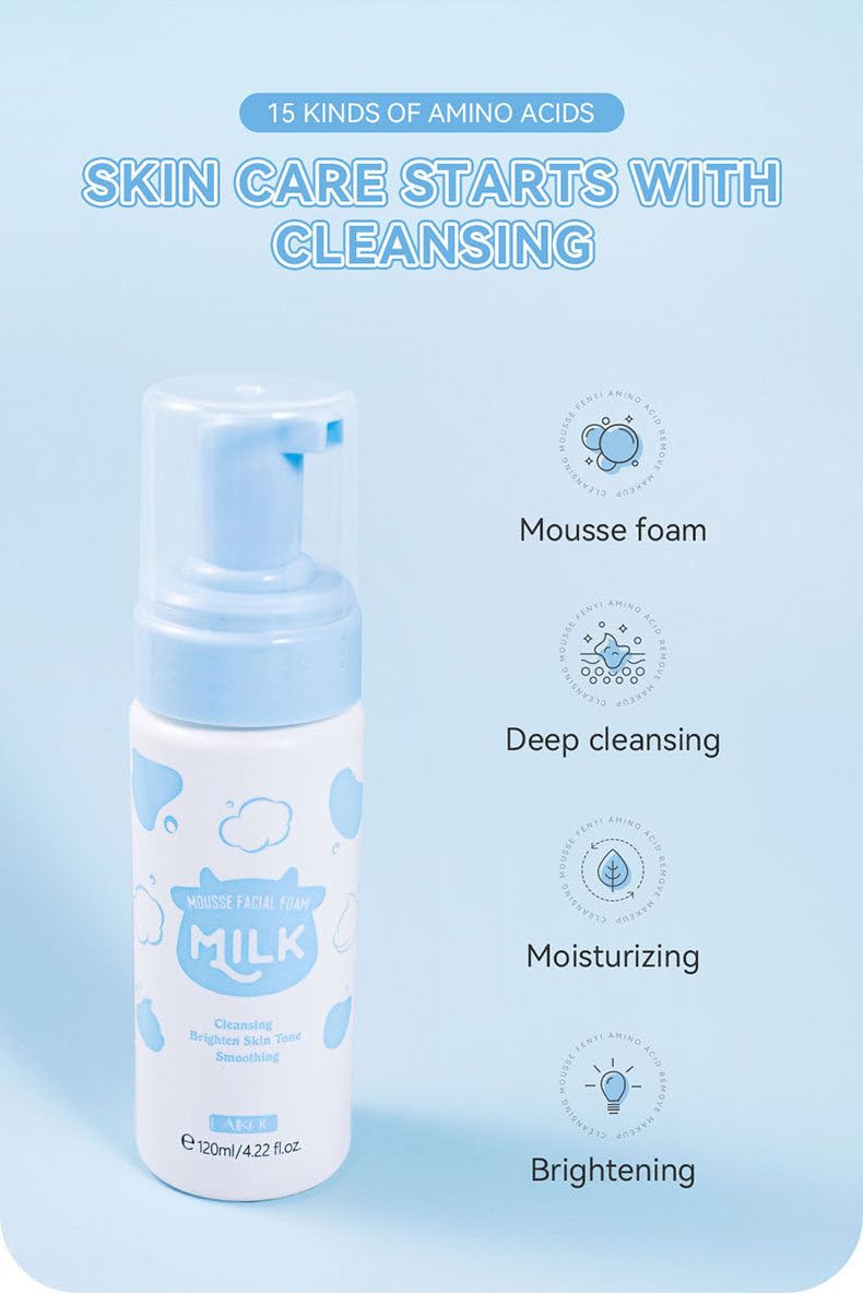 120ml Deep Pore Cleanser for Face - Blackhead & Oil Control - Daily Skincare for Clear, Smooth Skin - Perfect for Morning & Night Routine