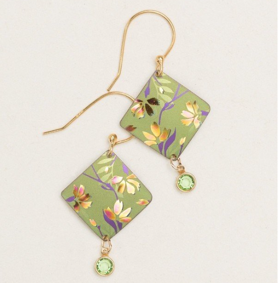 Garden Sonnet Sterling Silver Floral Earrings for Women - Elegant Dainty Jewelry Gift for Birthday, Anniversary & Everyday Wear
