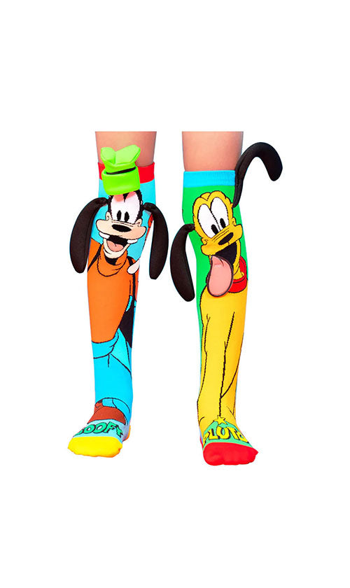 Madmia Pluto and Goofy Socks - Fun Cartoon Character Socks for Disney Fans | Perfect for Cosplay, Gifts, and Everyday Wear