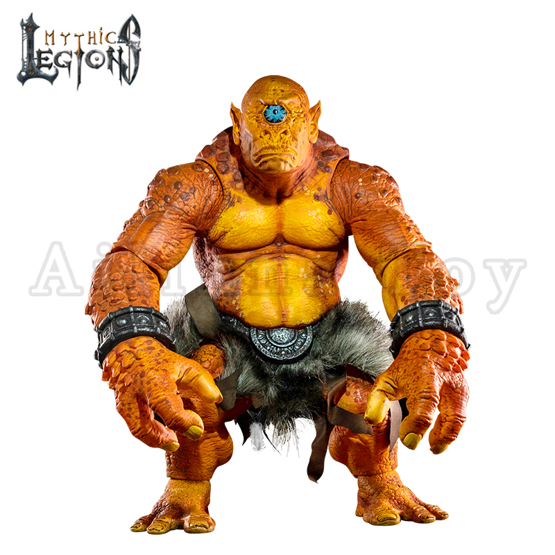 Mythic Legions 1/12 Scale 12-inch Brontus 2 Action Figure - Four Horsemen Studios All Stars Trolls Wave | Collectible Fantasy Warrior for Display & Role-Playing Games