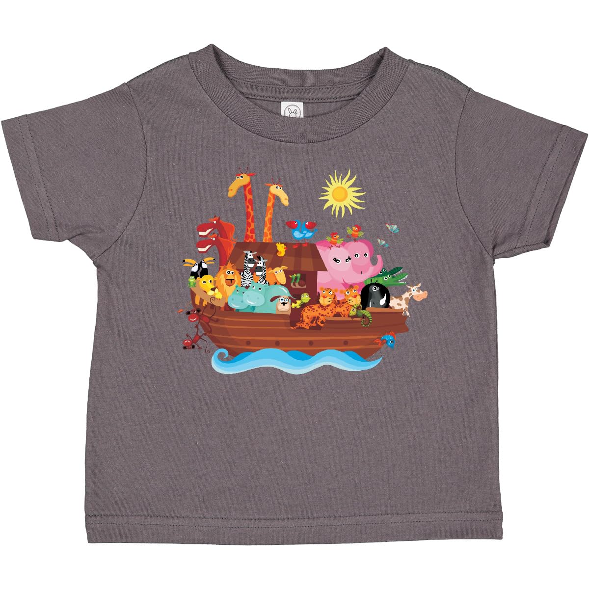 Inktastic Christian Toddler T-Shirt - Animal Ark Bible Story for Church & Play