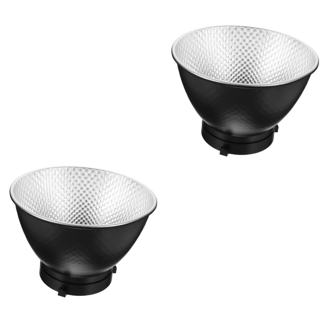 OSALADI 2 Pack Photography Light Diffuser Covers - Aluminum Studio Lamp Shades for Soft Fill Lighting, Floodlights & Photography Equipment - Perfect for Portrait, Product & Indoor Photography Shoots
