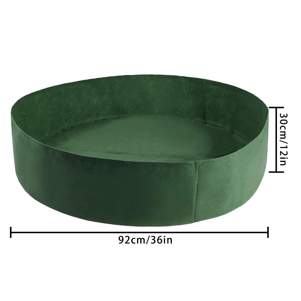 50 Gallon Fabric Garden Bed - Breathable Planting Grow Bags for Vegetables, Flowers & Plants | Durable Raised Garden Container for Outdoor, Indoor & Patio Gardening