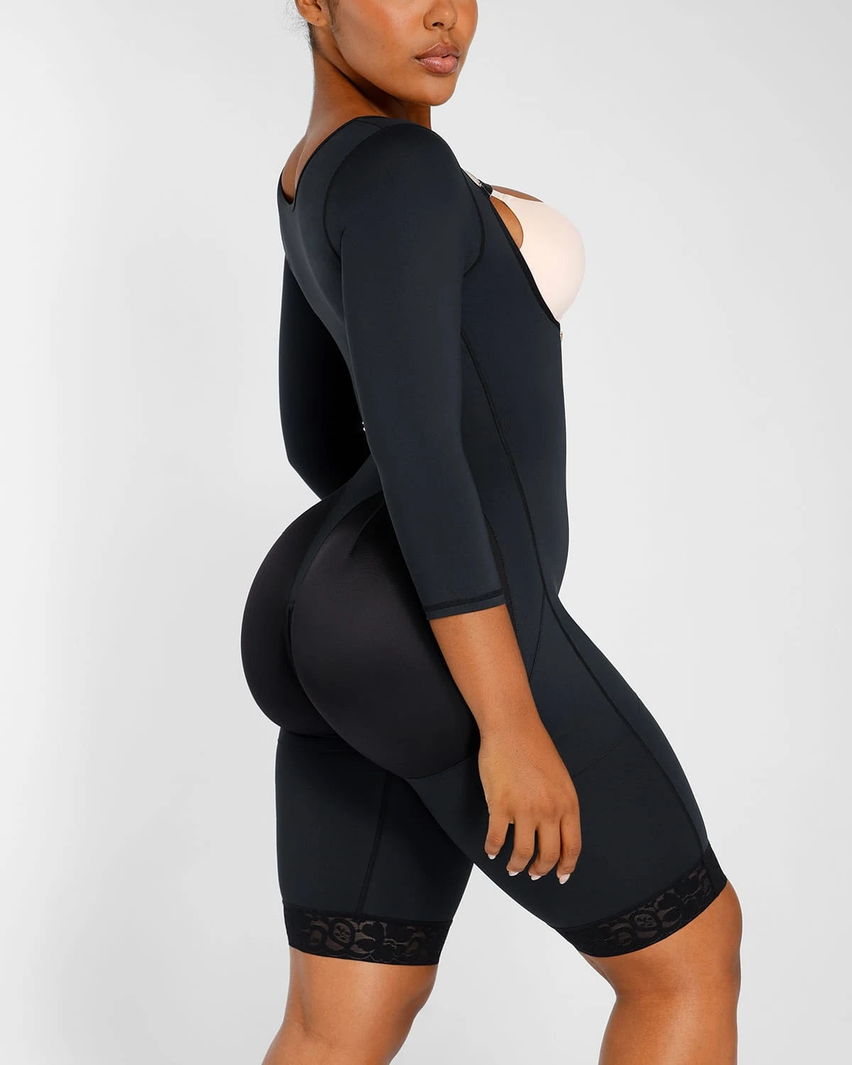AirSlim® Open Bust Butt Lifting Bodysuit - Shapewear for Women, Tummy Control & Booty Enhancement | Perfect for Dresses, Jeans & Special Occasions