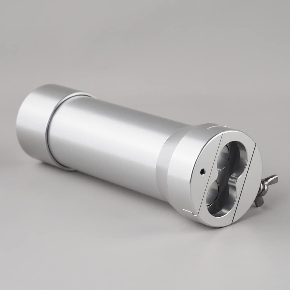 Semiautomatic Bicomponent AB Glue Dispenser Machine - 50ML Aluminum Flashlight Type (1:1 Ratio) for Plastic Bonding, DIY Crafts, and Home Repairs