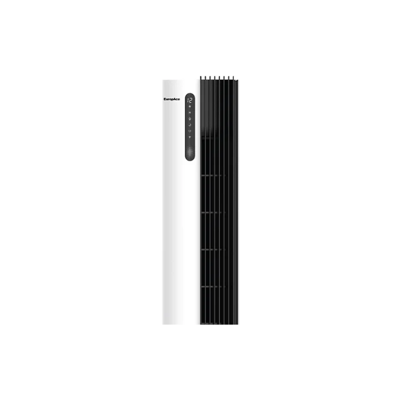 Europace ETF7114DWH DC Tower Fan with Air Sterilizer - Ultra Quiet, Energy Efficient Cooling Fan with HEPA Filter for Home, Office & Bedroom - Improves Air Quality While Cooling