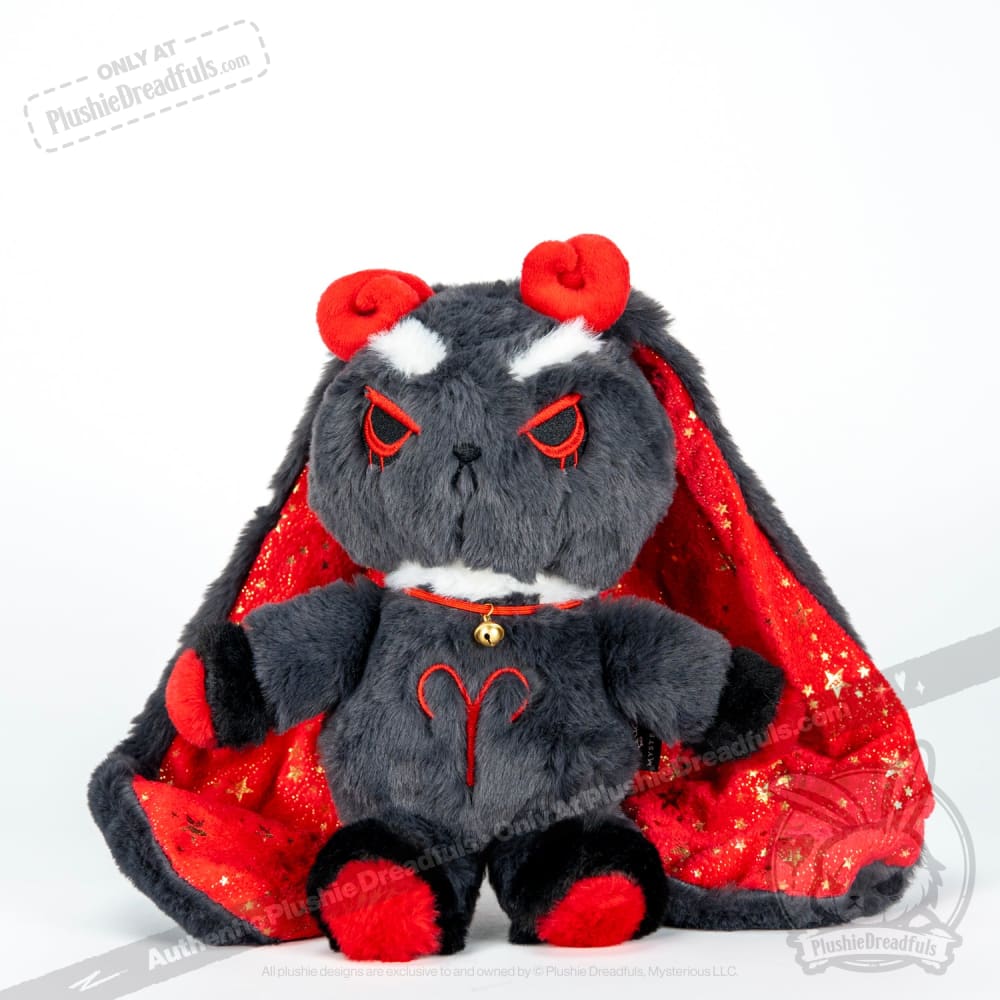 Plushie Dreadfuls Aries Rabbit Stuffed Animal - Cute Zodiac Plush Toy for Astrology Lovers, Soft Huggable Gift for Kids & Adults, Perfect for Birthday, Nursery Decor & Emotional Support