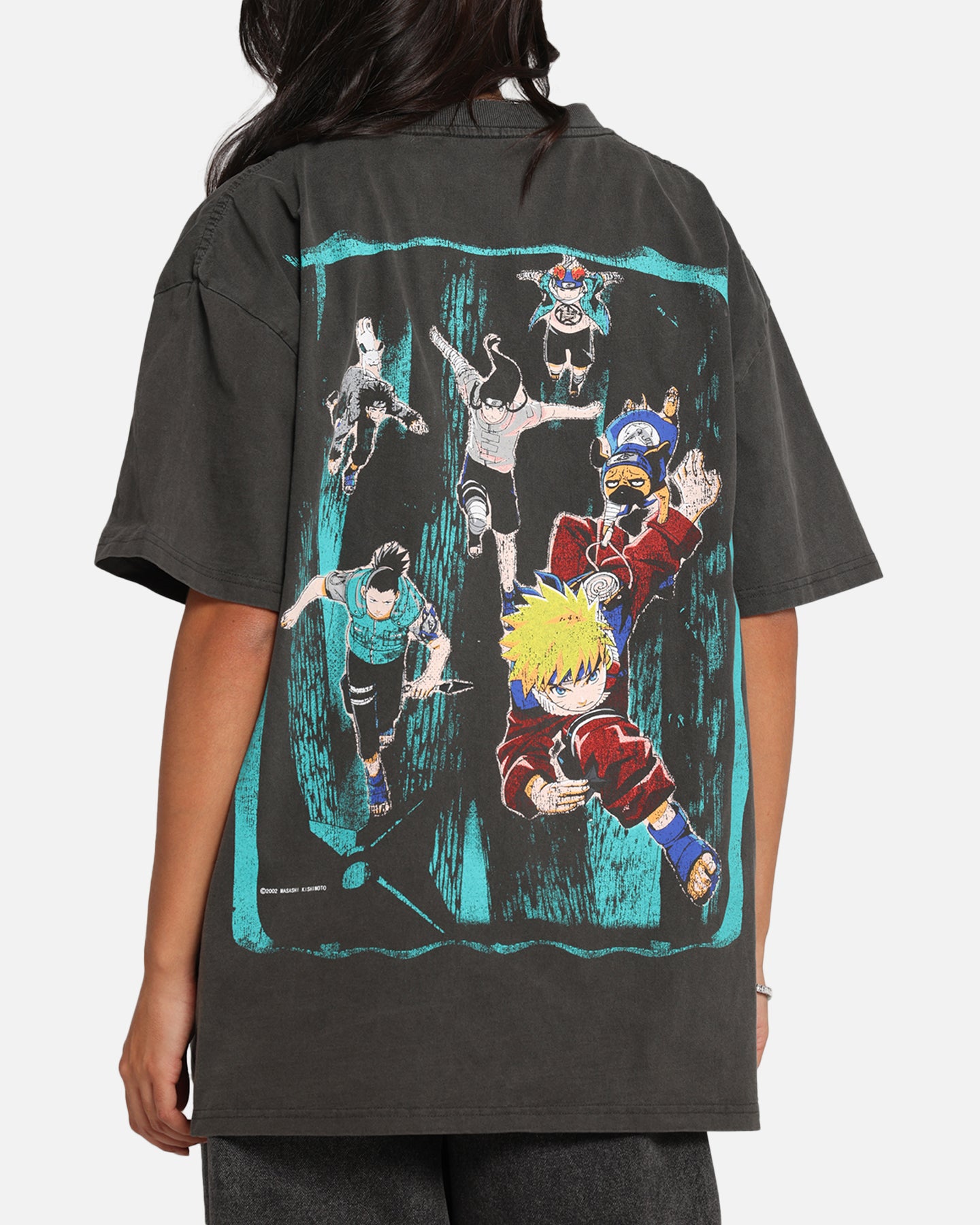 Naruto Sasuke Retrieval Heavy T-Shirt - Black Wash | Anime Graphic Tee for Men & Women | Perfect for Cosplay, Conventions & Casual Wear