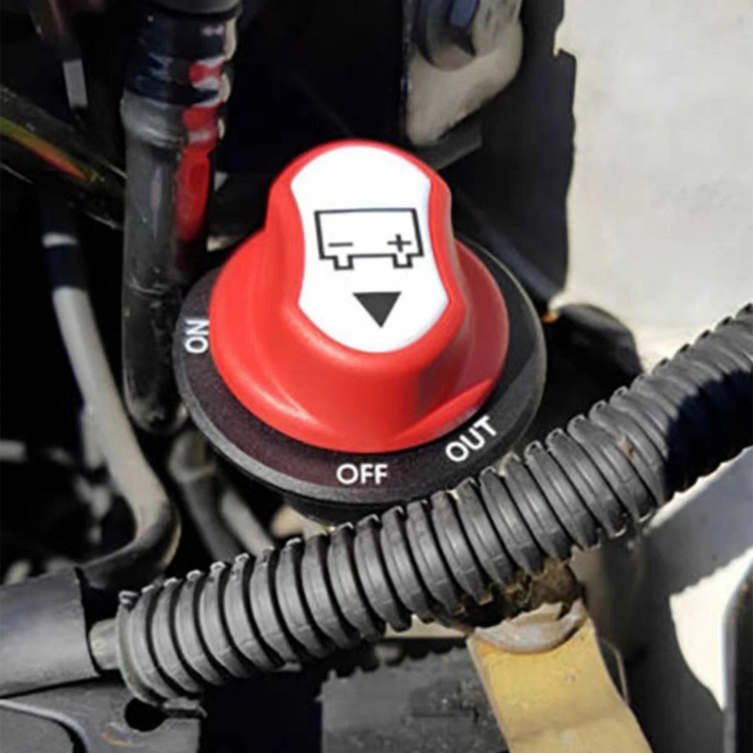 200A Battery Switch - Heavy Duty On/Off Power Disconnect for Marine, RV, and Automotive Use - Perfect for Boats, Campers, and Off-Grid Systems