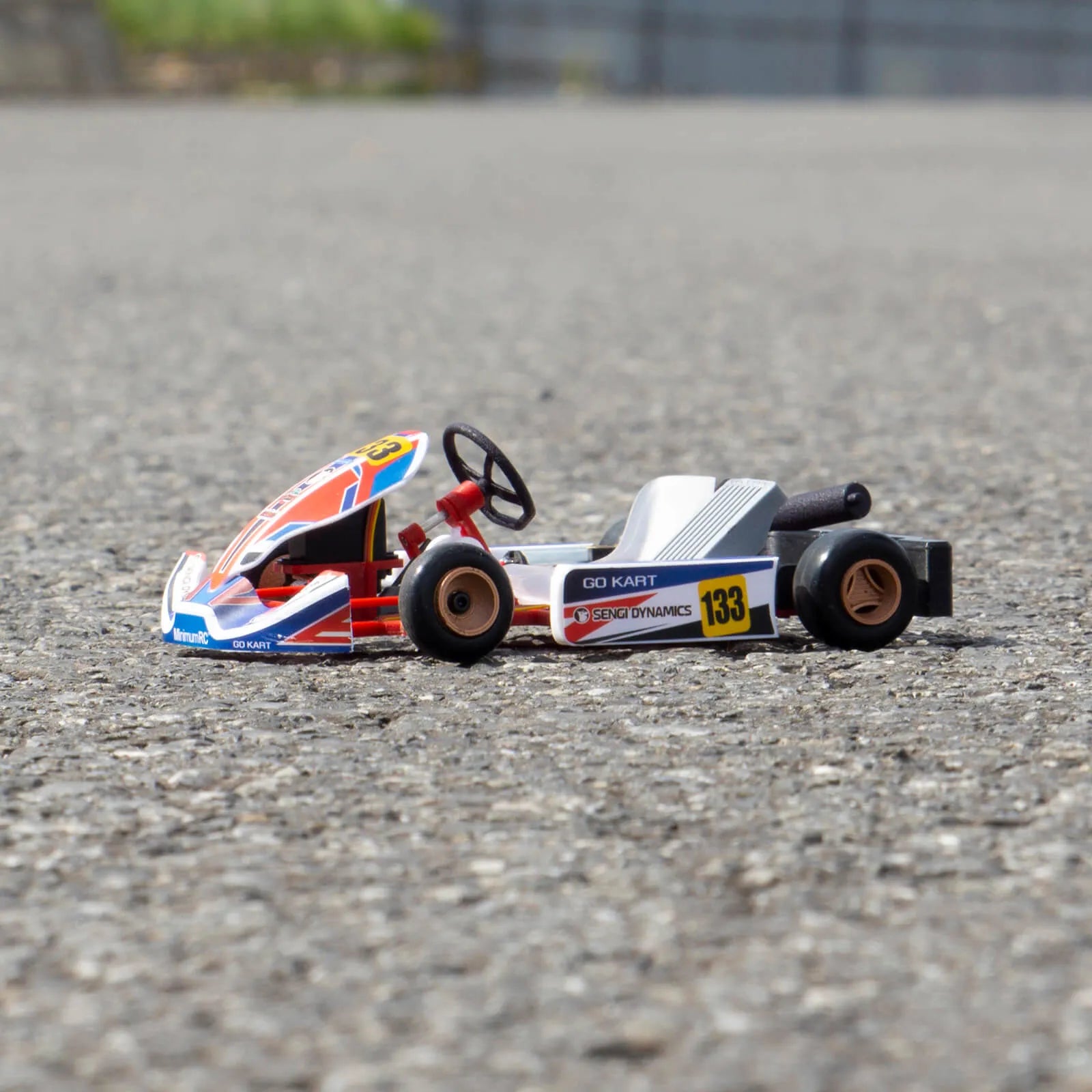MinimumRC Sengi Kart 80 Micro Scale RC Car Go Kart Kit - DIY Unassembled Remote Control Toy for Kids & Adults | Perfect for Indoor Racing, Backyard Play & STEM Learning