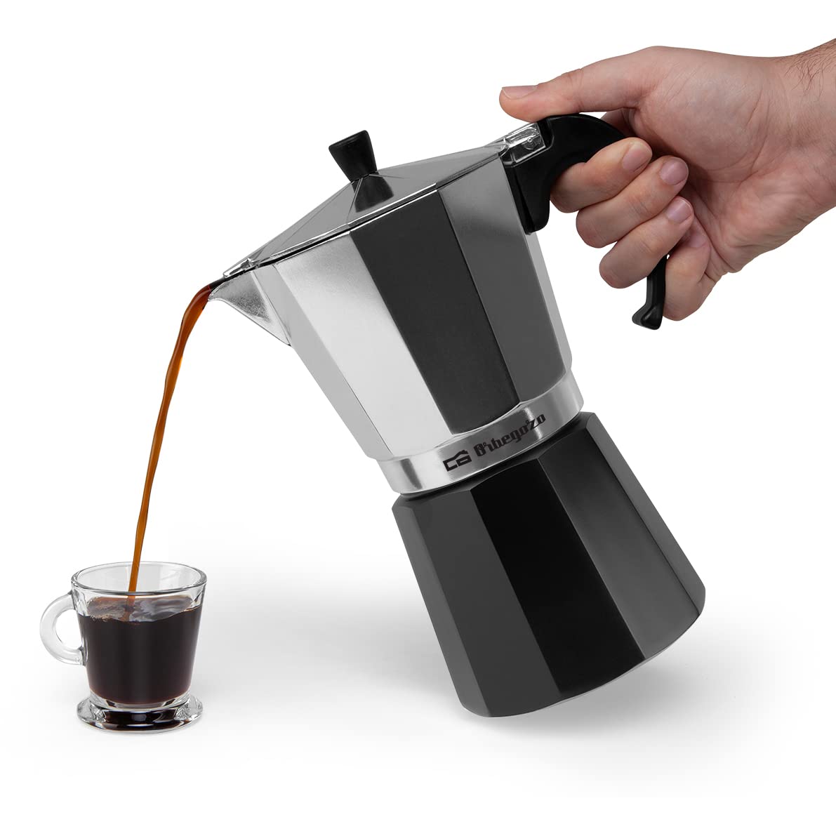 12-Cup Aluminum Coffee Maker - KFM 1230 for Home & Office Brewing | Durable & Fast Coffee Machine for Daily Use & Entertaining Guests