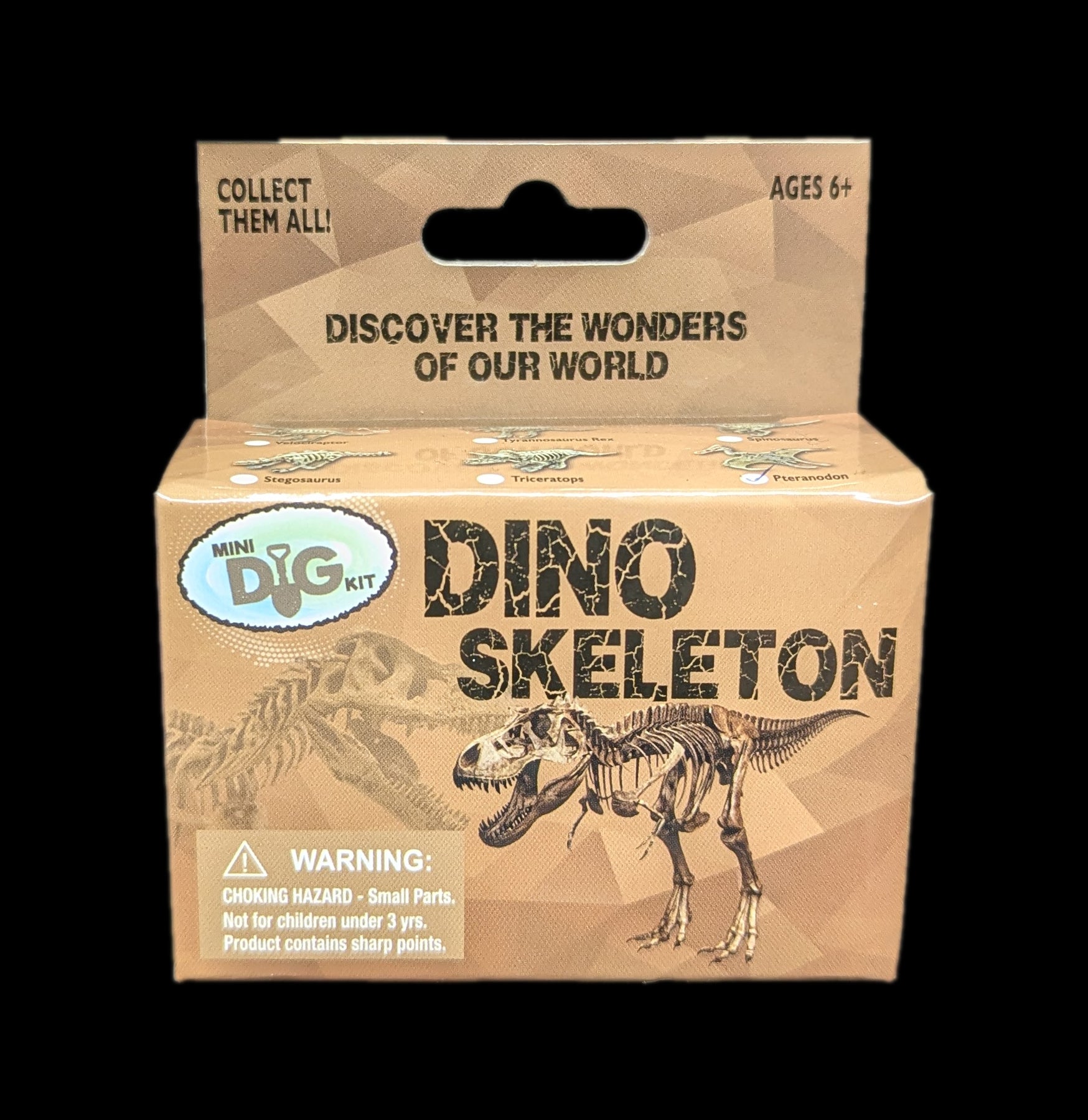 Mini Excavation Dinosaur Skeleton Fossil Dig Kit - STEM Educational Toy for Kids, Paleontology Science Activity for Classroom & Home Learning