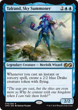 Magic: The Gathering - Talrand, Sky Summoner Foil Card - Ultimate Masters Rare MTG Collectible - Perfect for Commander Decks & Strategy Games