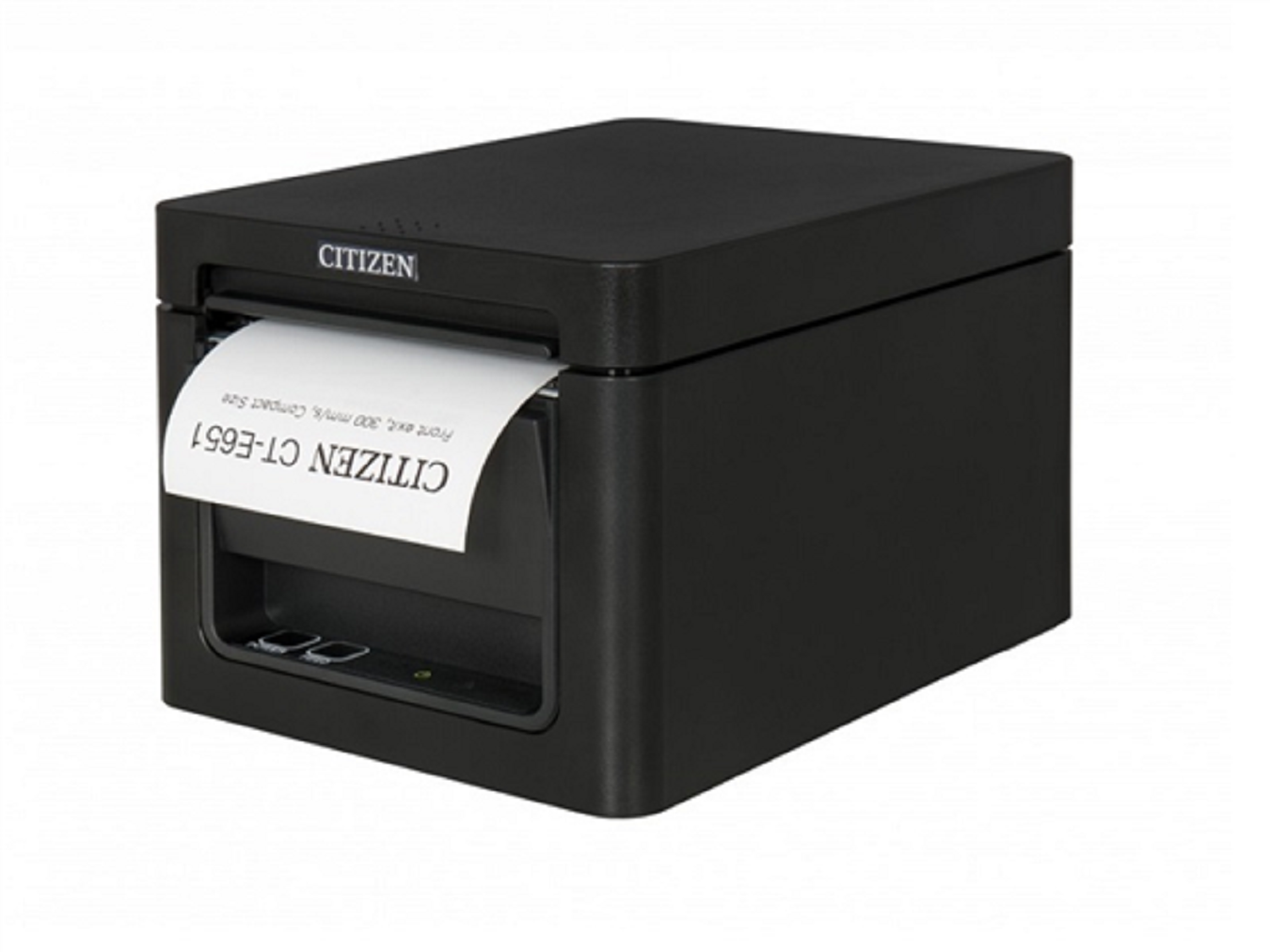 Citizen CT E651 Direct Thermal POS Printer - High-Speed Receipt Printer for Retail, Restaurant & Small Business (Black)