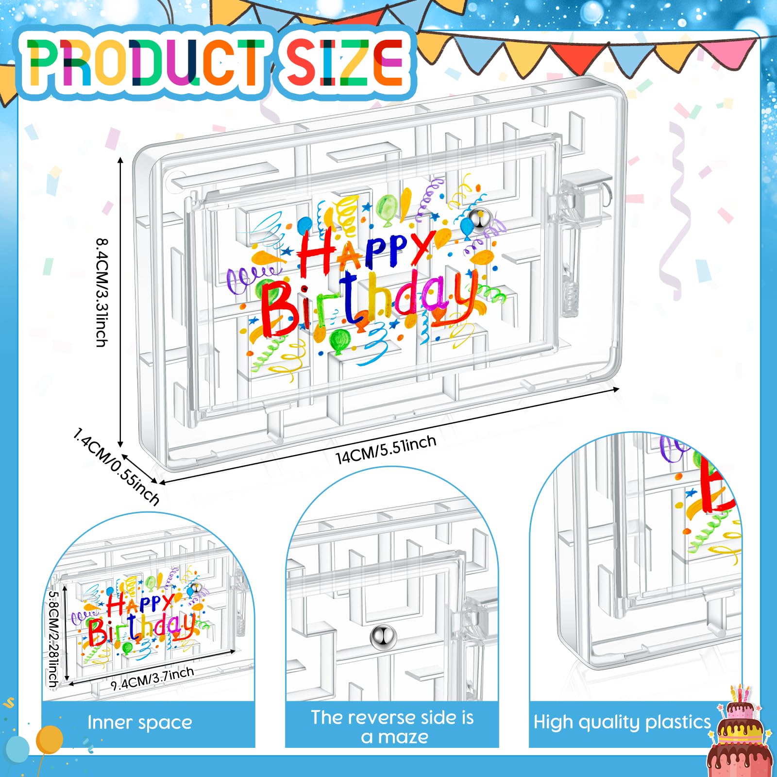 Reusable Gift Card Holder Maze Box - Creative Money & Cash Present Holder for Adults (Birthday, Anniversary, Christmas) - Perfect for Surprise Gifts & Party Favors