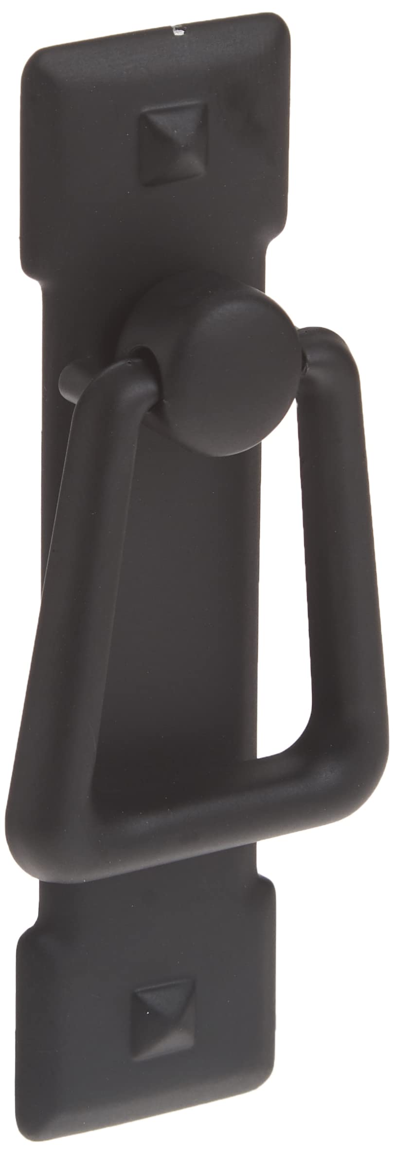 Liberty Flat Black Ring Pull Cabinet Handle - 2 1/4 Inch Drawer Pull with Backplate (62077BK) - Single Pack Cabinet Hardware for Kitchen, Bathroom & Dresser Drawers - Perfect for Modern Home Renovation & Furniture Upgrade