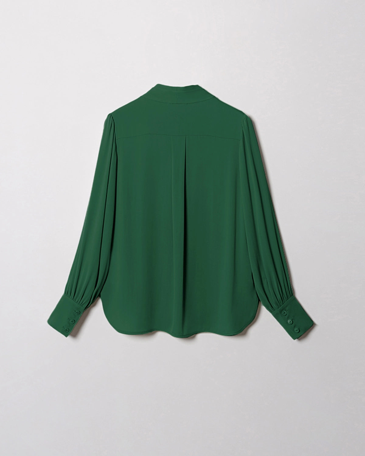 Elegant Deep V Neck Silk Blouse for Women - Luxury Satin Blouse for Office, Party & Date Night - Flowy Long Sleeve Silk Top for Professional & Evening Wear