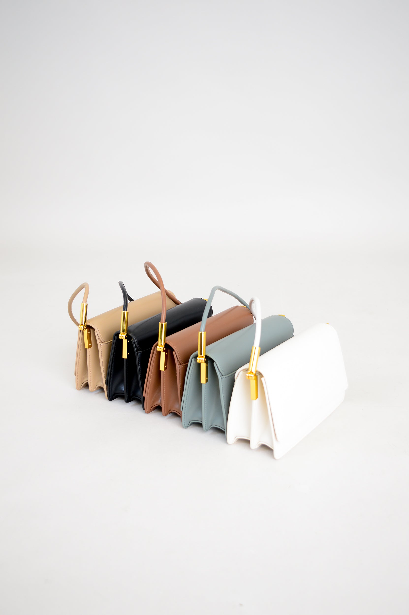 Premium White Leather Lina Bag for Women - Stylish Handbag for Work, Travel & Everyday Use