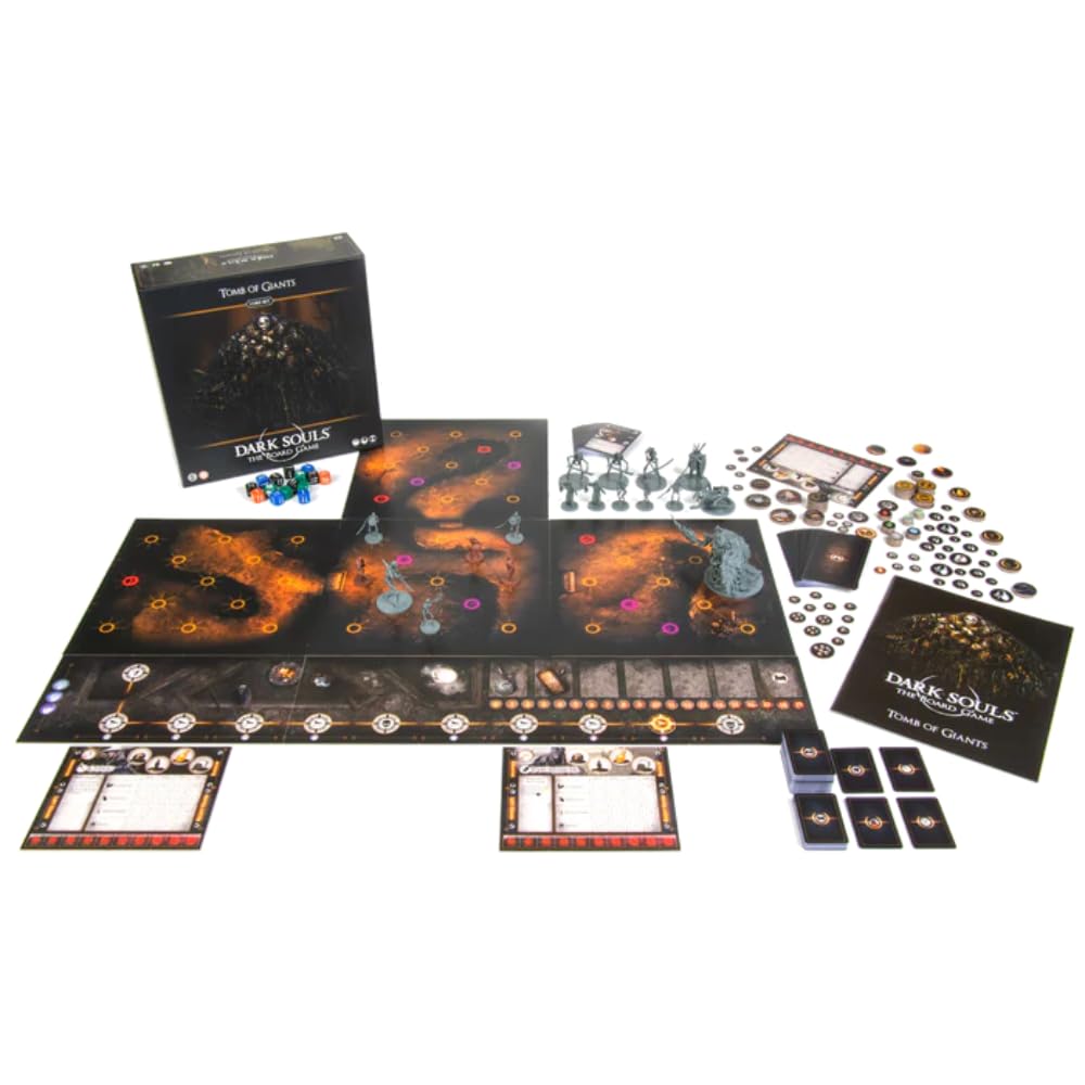 Dark Souls The Board Game: Tomb of Giants Expansion - Core Strategy Board Game for Adults & Teens | Epic Dungeon Crawler Adventure for Game Nights & RPG Enthusiasts