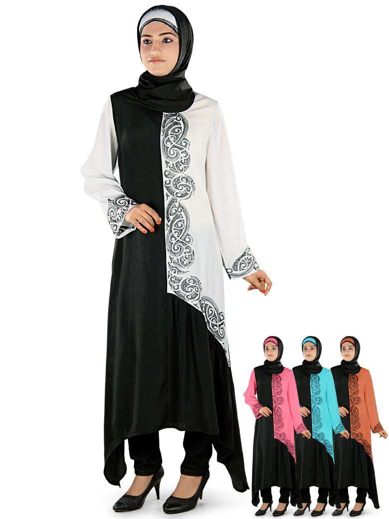 Elegant Ara Short Abaya for Women - Modest Islamic Dress for Prayer, Casual Wear & Special Occasions