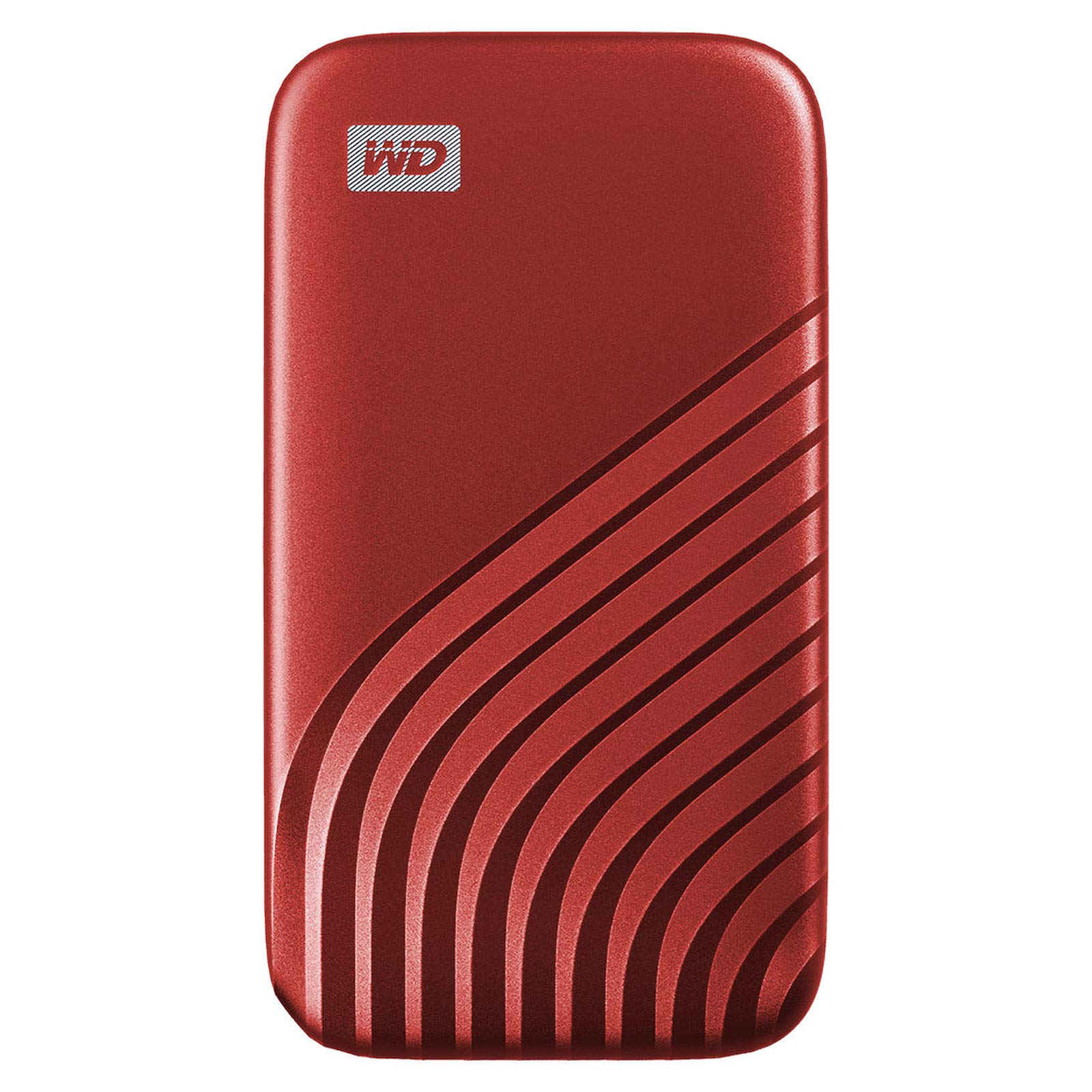 WD My Passport SSD 500GB Portable External Solid State Drive - Ultra Fast NVMe Technology, USB-C & USB 3.2 Gen 2 Compatible (1050MB/s Read, 1000MB/s Write) - Red - Perfect for Gaming, Photography & Video Editing On-The-Go