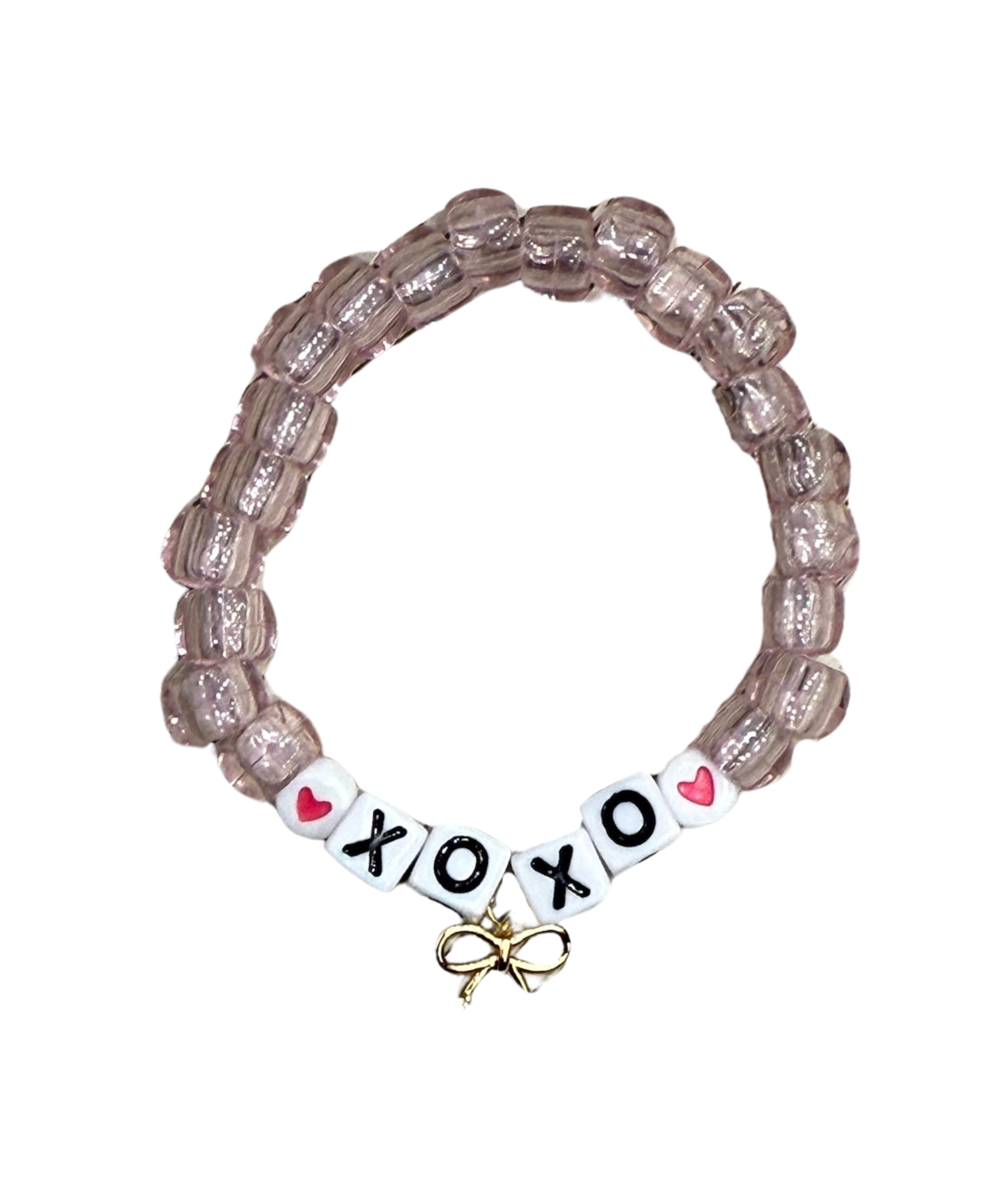Arm Candy XOXO Hearts and Bow Bracelet - Elegant Fashion Jewelry for Women | Perfect for Valentine's Day, Date Night & Special Occasions